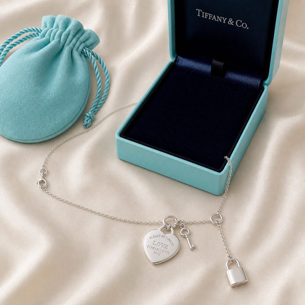TIFFANY&CO Timeless Necklace Style 5 | New with Box - Picture 4 of 9